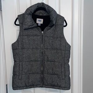 Old Navy Gray Puffer Vest